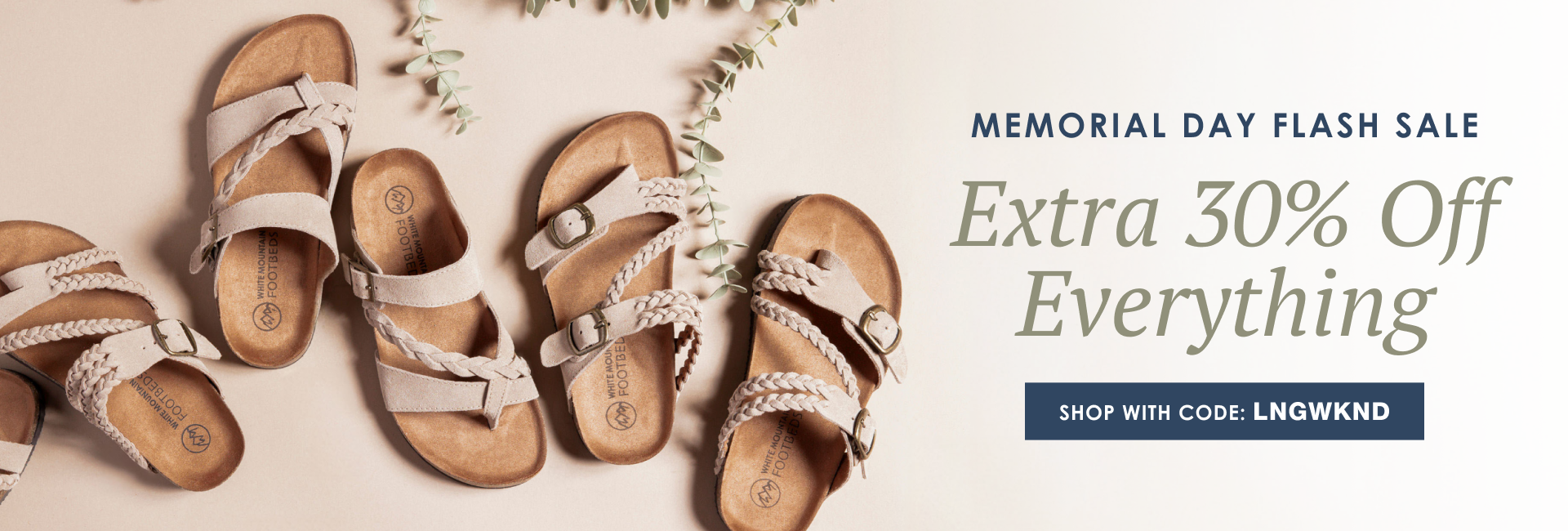 Memorial Day Flash Sale | Extra 30% Off Everything | Shop with code LNGWKND