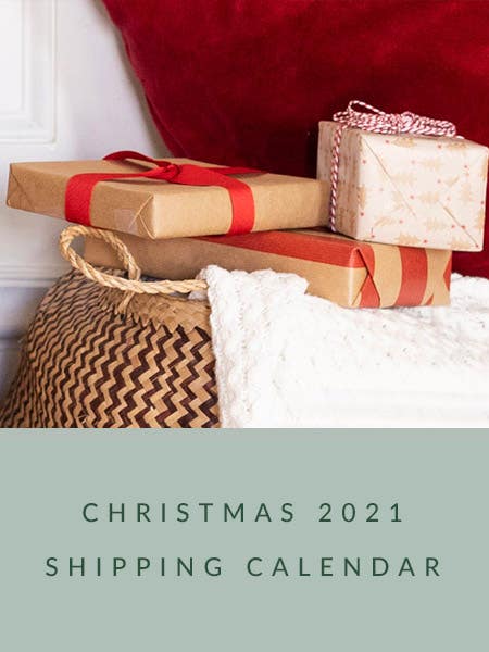 Christmas 2021 Shipping Calendar