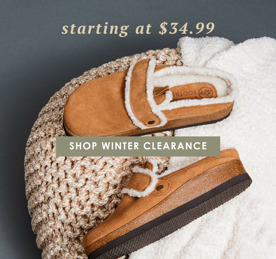 Starting at $34.99 | Shop Winter Clearance