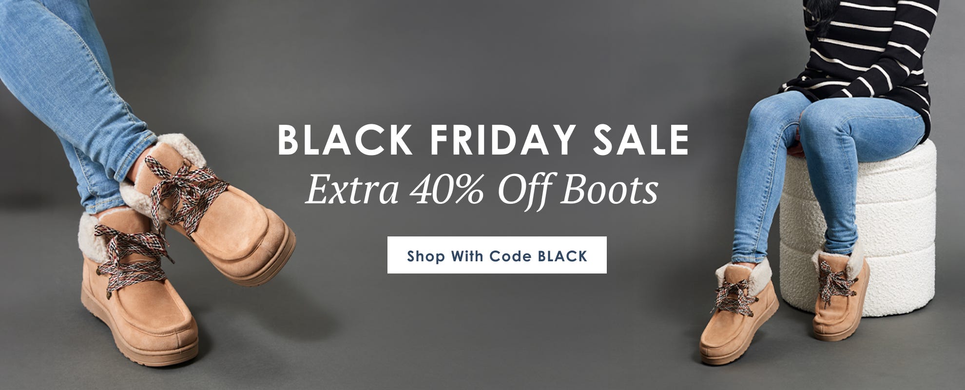 Extra 40% Off Boots with code BLACK